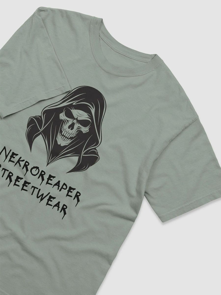 NEKROREAPER STREETWEAR stylized hooded skull design T-Shirt product image (30)