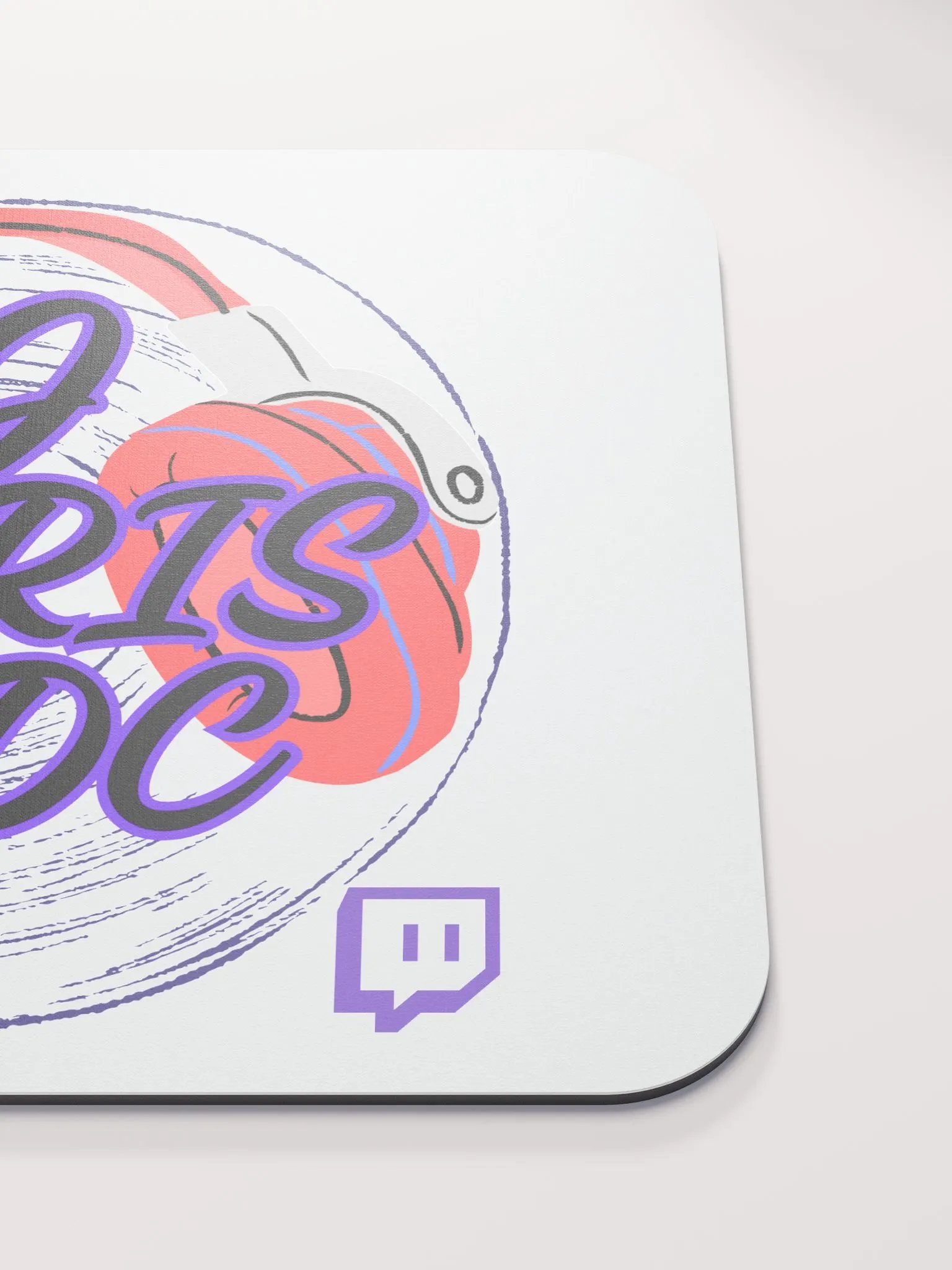Mouse Pad With Red Graphic product image (5)