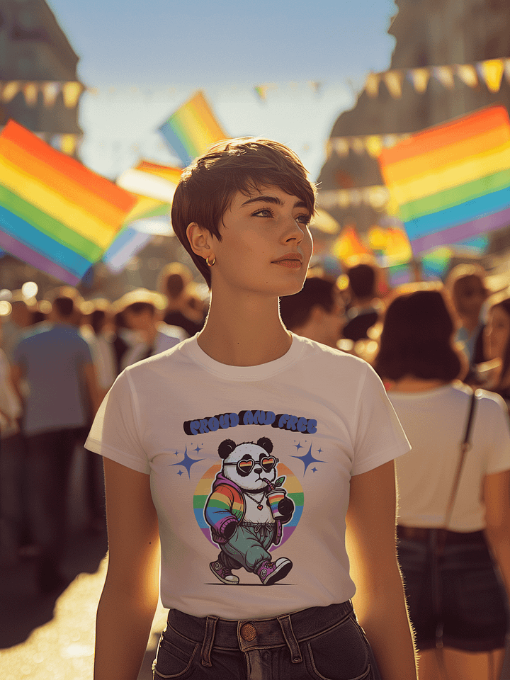 "PROUD AND FREE" / T-SHIRT product image (1)