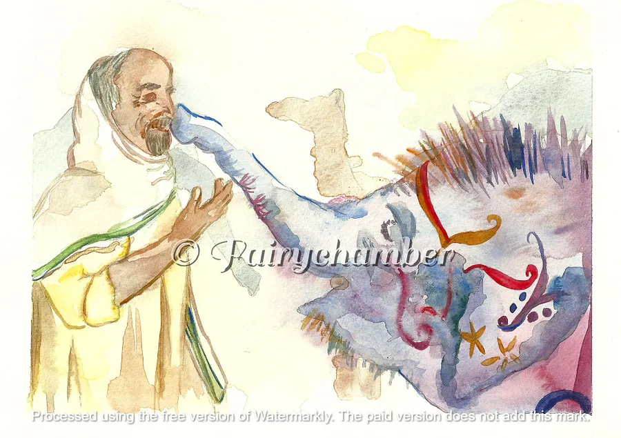 Don't Leave Me Original Watercolor Painting product image (1)