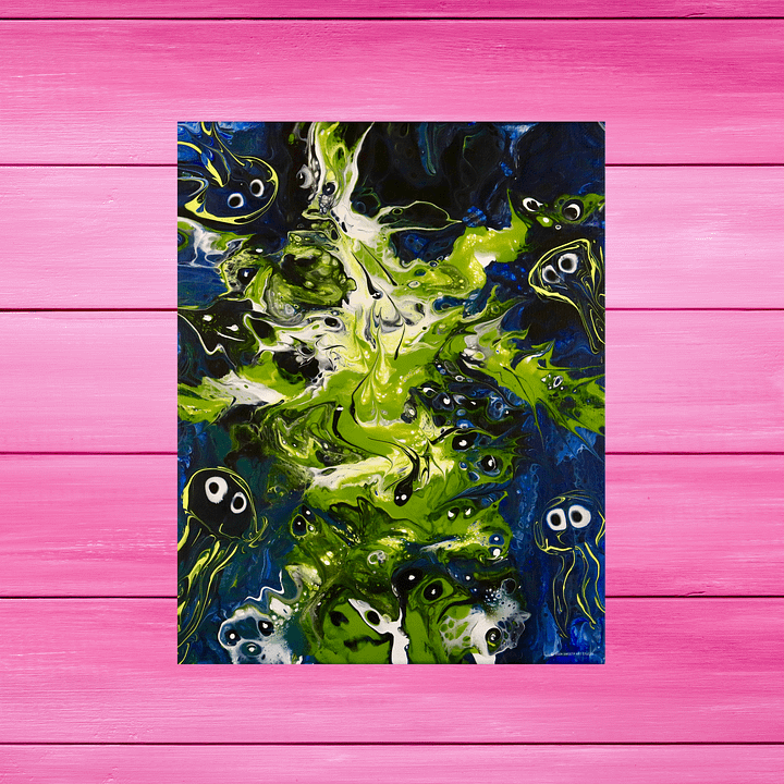 Creatures Among the Green Fire | Art Print product image (1)