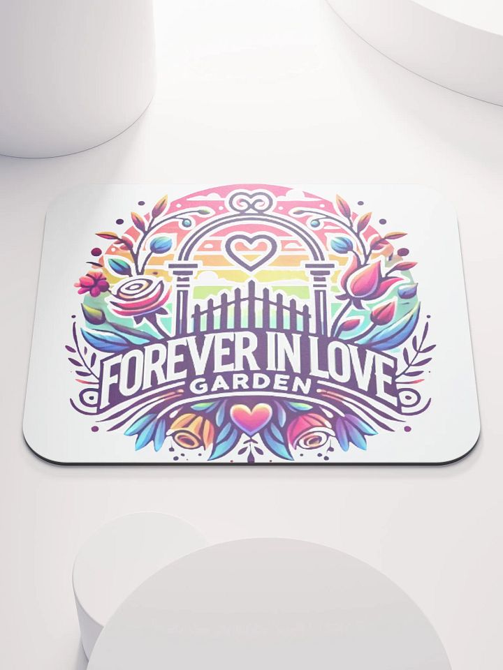 Forever in Love Garden Mouse Pad product image (1)