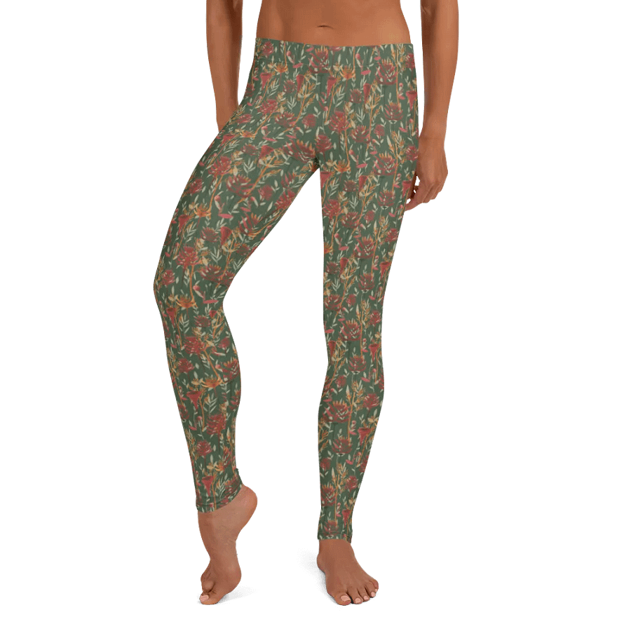 Brown All-Over Print Leggings product image (10)