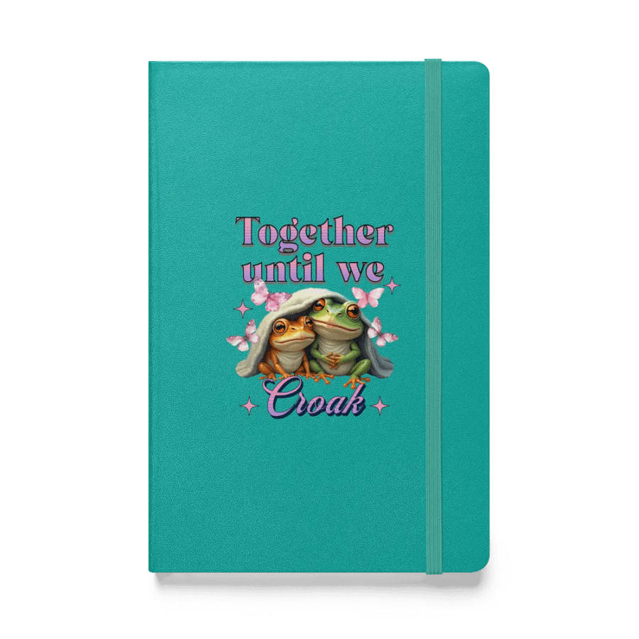 Together Until We Croak Frog Whimsical Hardcover Journal product image (1)