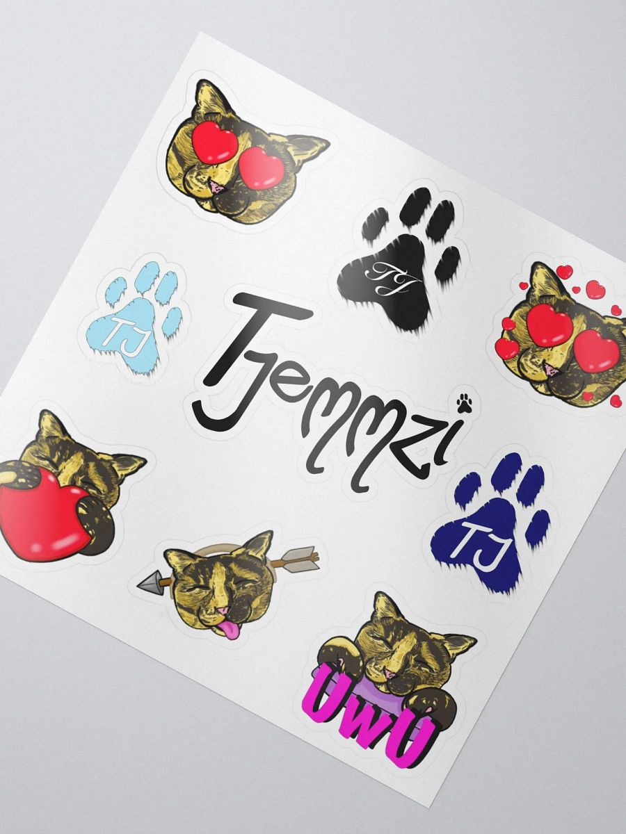 Tjemmzi sticker pack 2 (9 Stickers) product image (2)