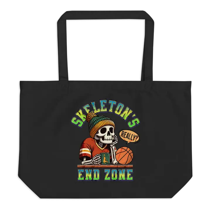 Skeletons End Zone Basketball Thoughtful Tote Bag product image (1)