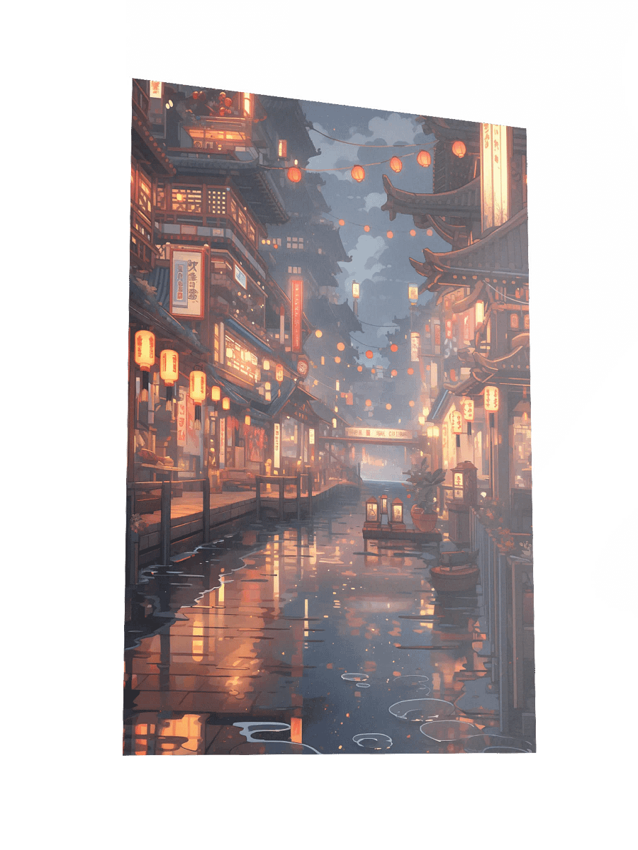Asian City Lights Poster product image (4)