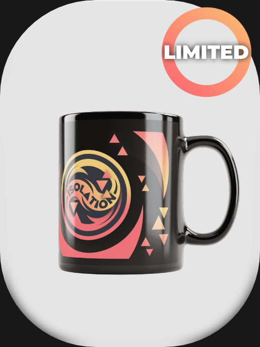 ISOL▲TION — 2024 LOGO — MUG — BLACK product image (1)
