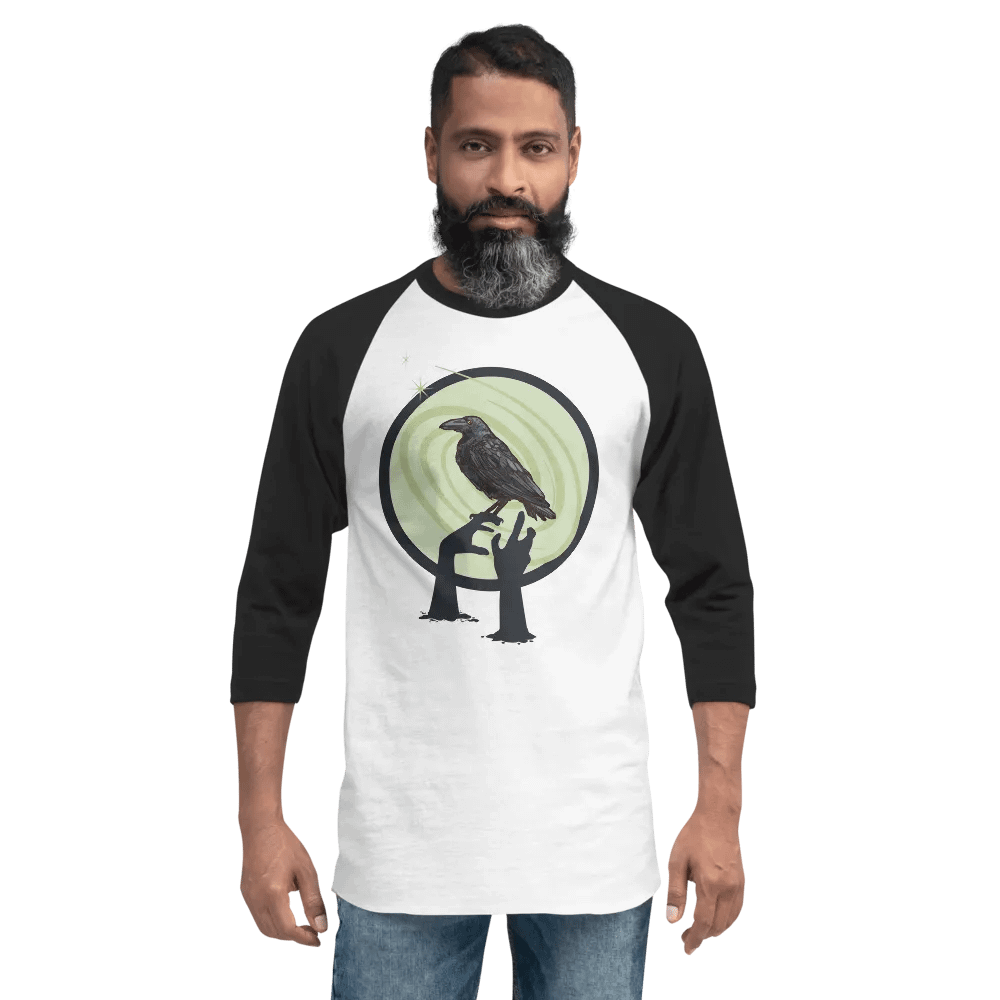 Zombie Raven Raglan Tee product image (4)