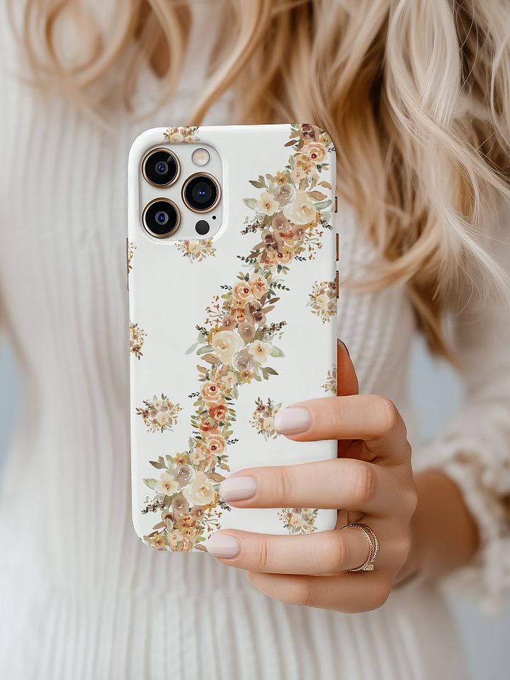 PEACH BLOOSOM DREAMS - BRIDAL PHONE CASE product image (2)