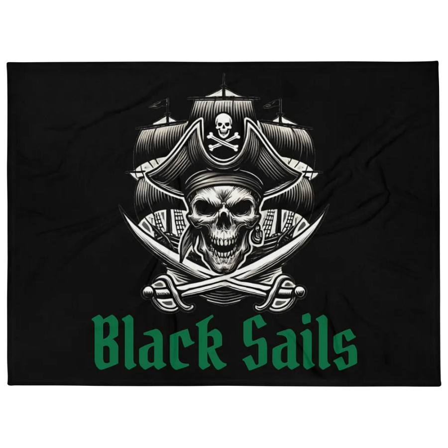 Black Sails Throw Blanket product image (1)