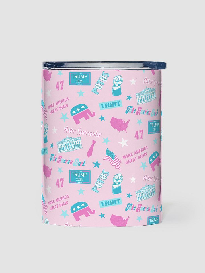 Trump 2024 Election-themed Pink Pattern Tumblr product image (1)