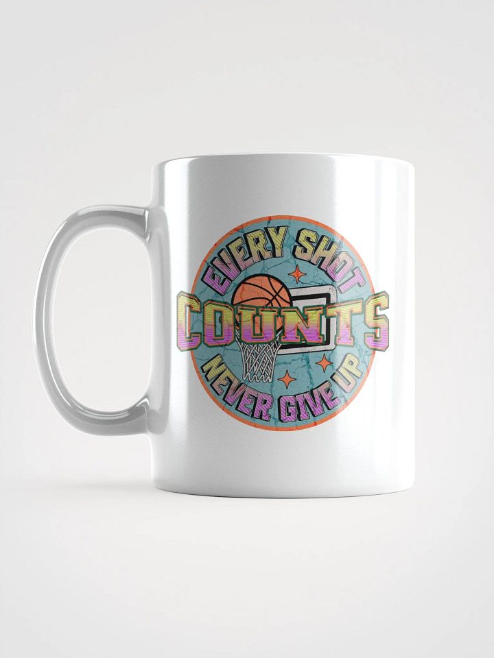 Every Shot Counts Basketball Vibrant Hoop Dreams Mug product image (1)
