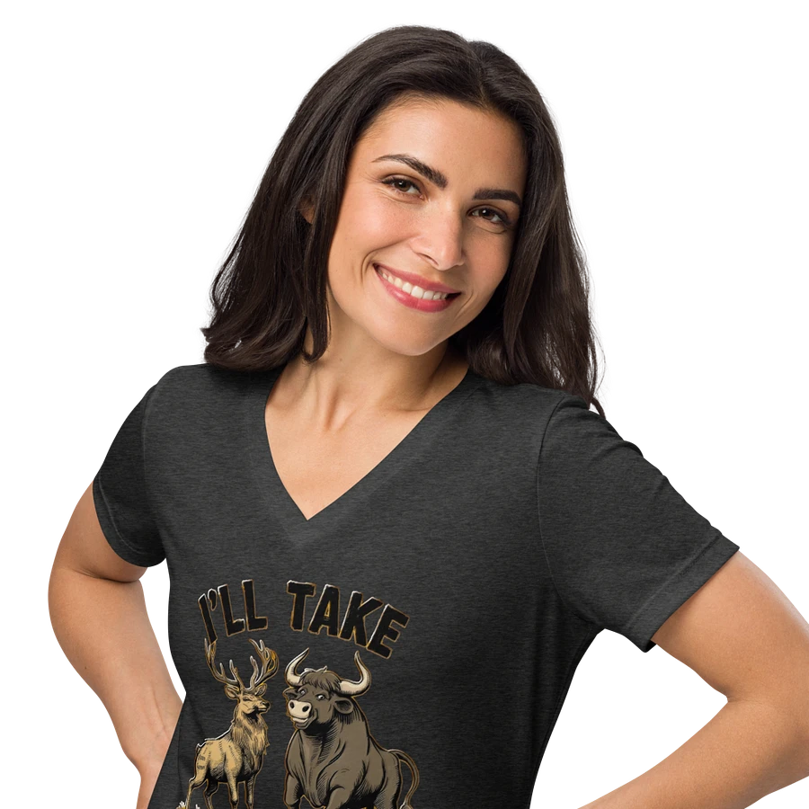 I'll Take Both Stag and Bull Vixen Wife V-neck T-shirt product image (37)