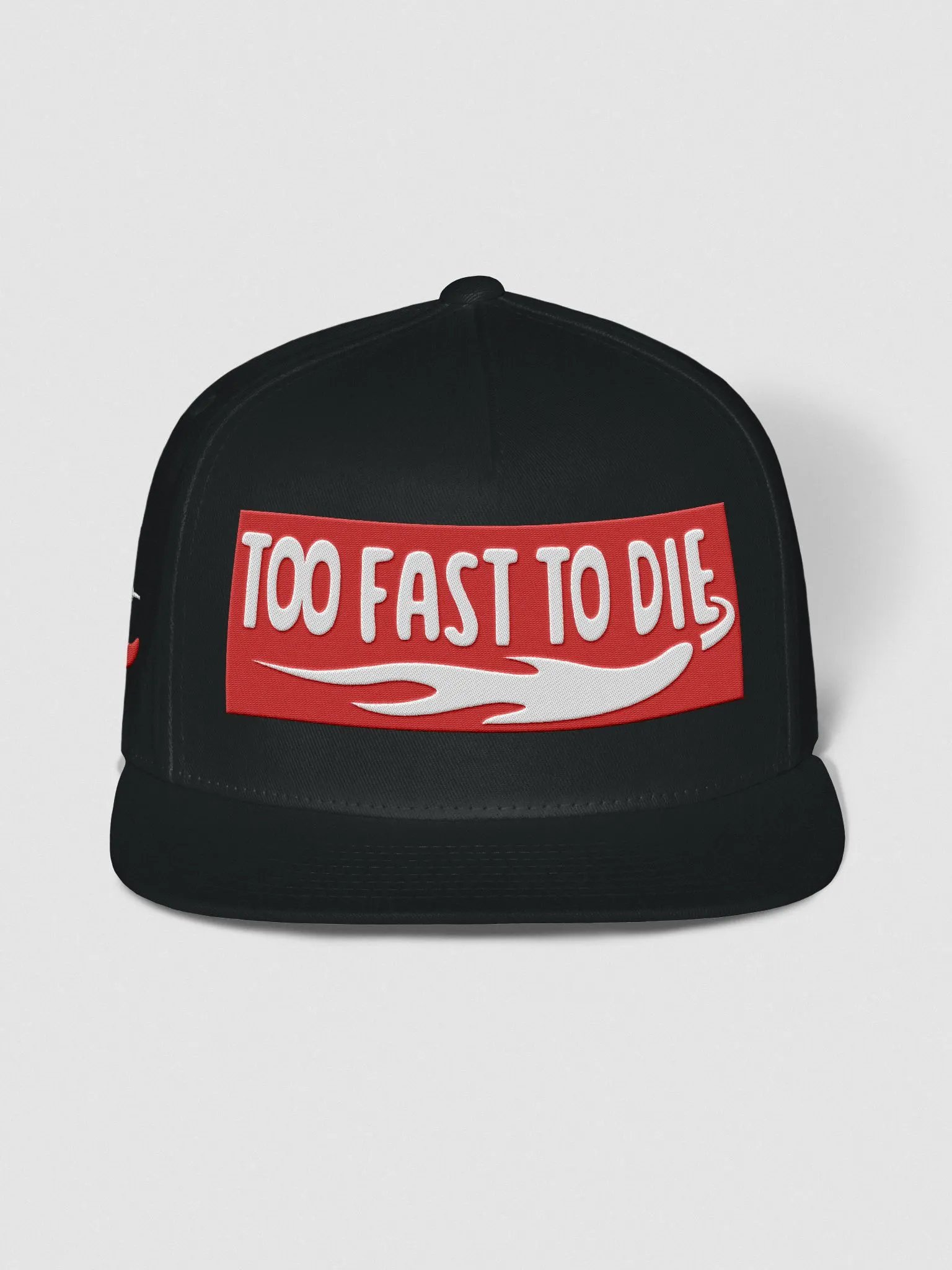 TOO FAST TO DIE Yupoong Flat Snapback Cap product image (1)