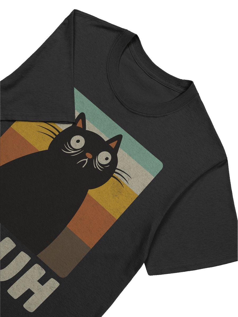 Black Cat BRUH Retro T-Shirt product image (38)