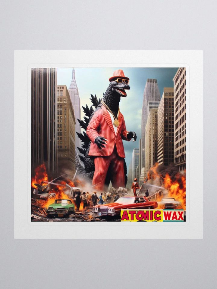 Pimpzilla Vs. Wall Street Sticker product image (2)