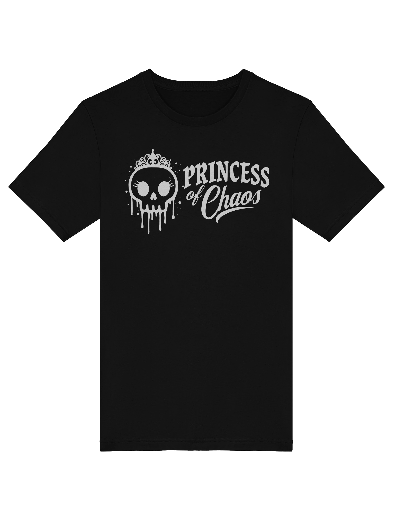 Princess of Chaos Skull Tee - White product image (89)