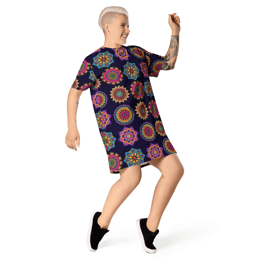 Kaleidoscope Mandala T Dress product image (10)