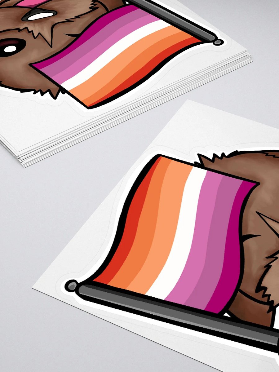 Lesbian Pride Pablo Sticker product image (4)