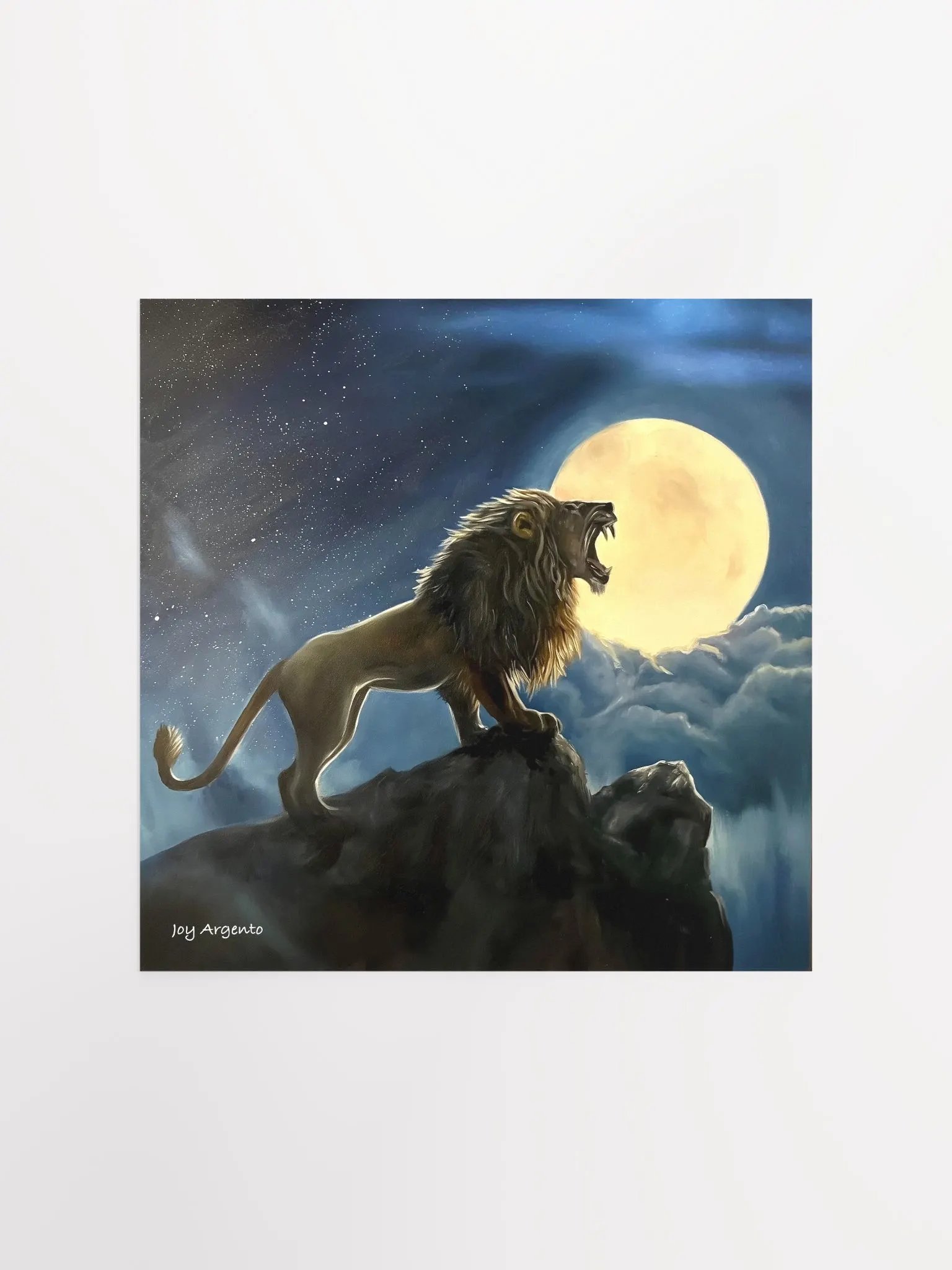 Lion and the Moon Prints product image (1)
