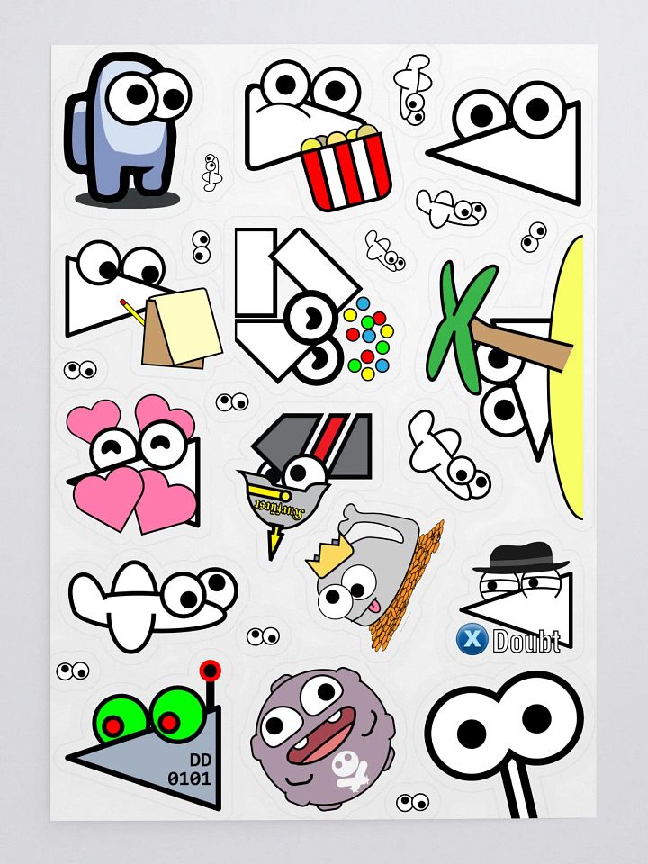 Emote Sticker sheet product image (1)