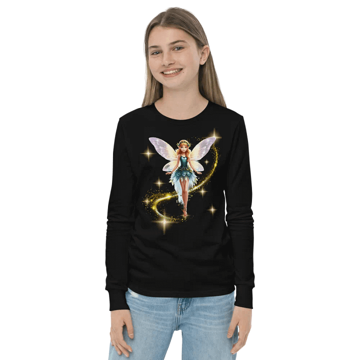 Enchanted Fairy Youth Long Sleeve T-Shirt Bella+Canvas (Kids Unisex) product image (2)