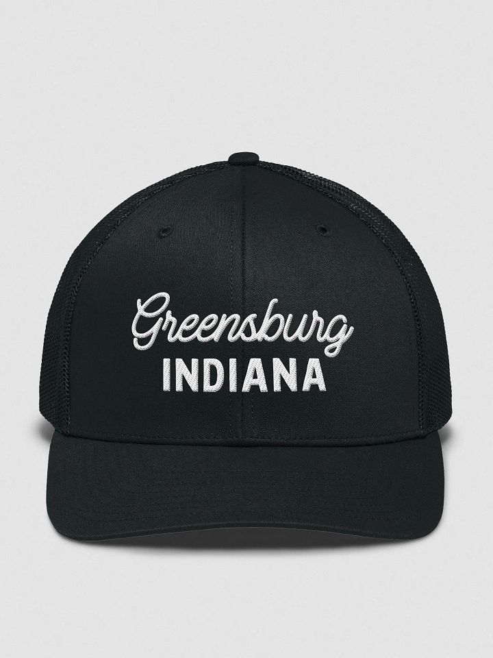 Greensburg Indiana Signature Trucker Hat product image (2)