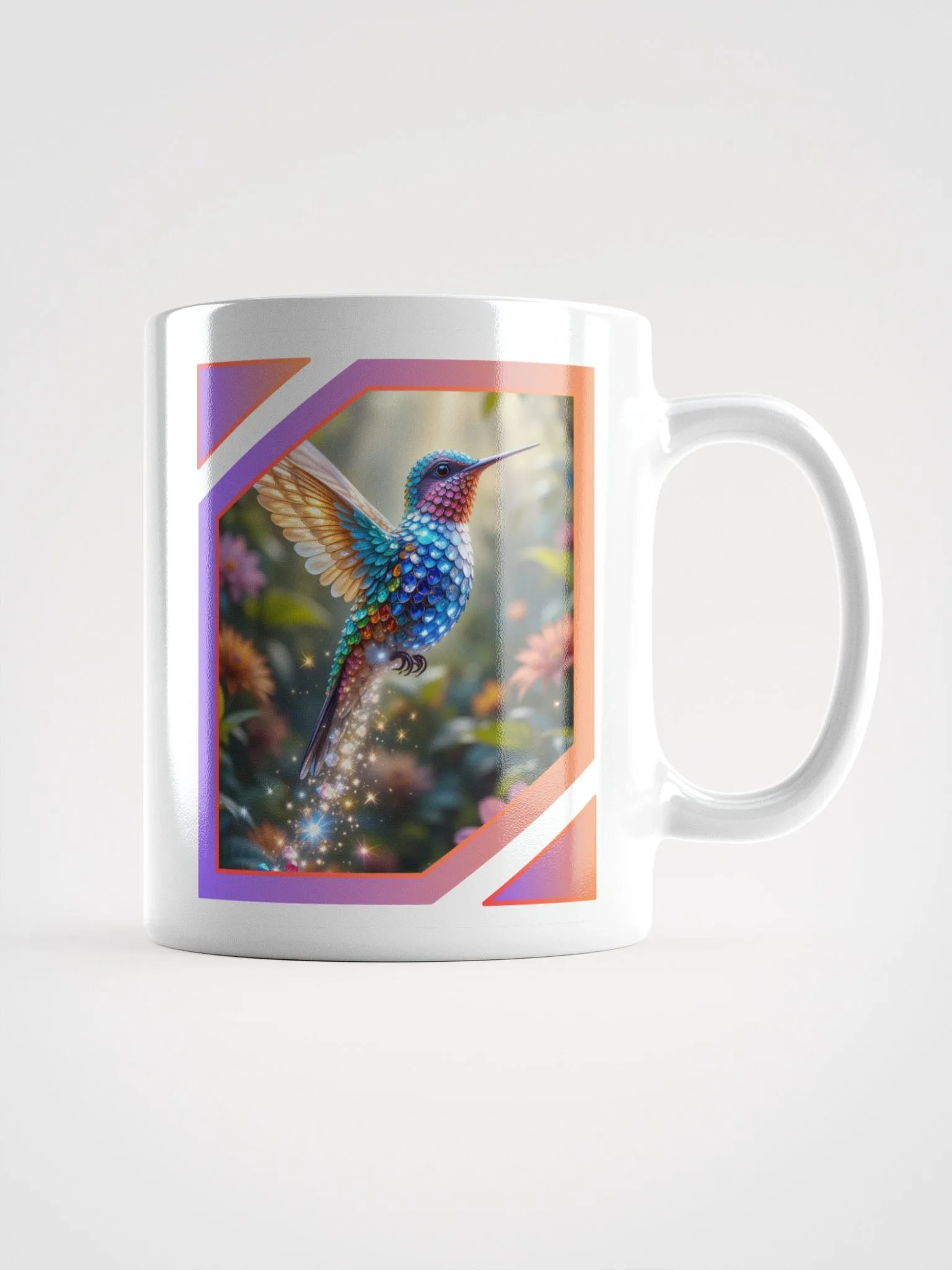 Glossy Mug: Diamond Hummingbird product image (1)