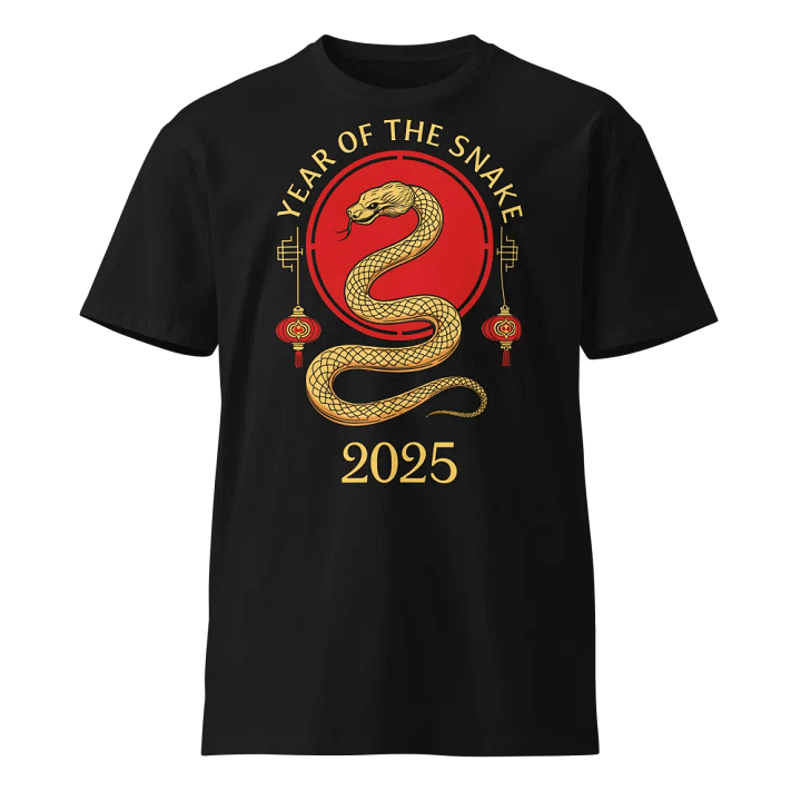 Year of the Snake Unisex Premium Tee - Celebrate the Chinese New Year product image (1)