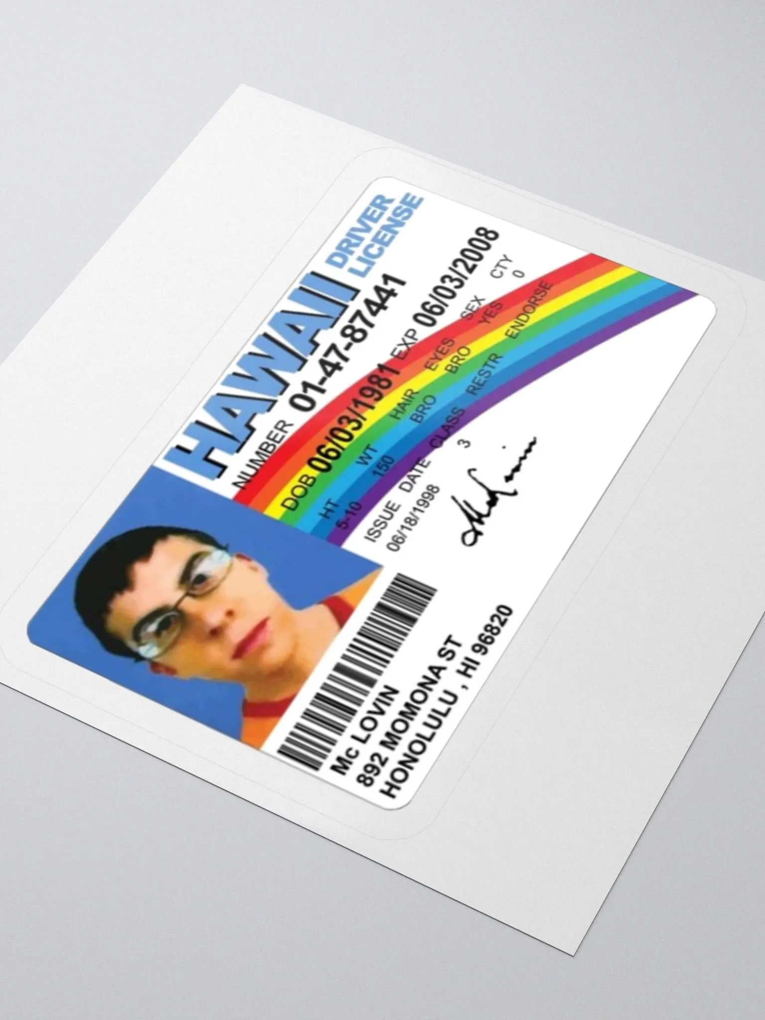 SuperbadMcLovin ID Slap Sticker product image (3)