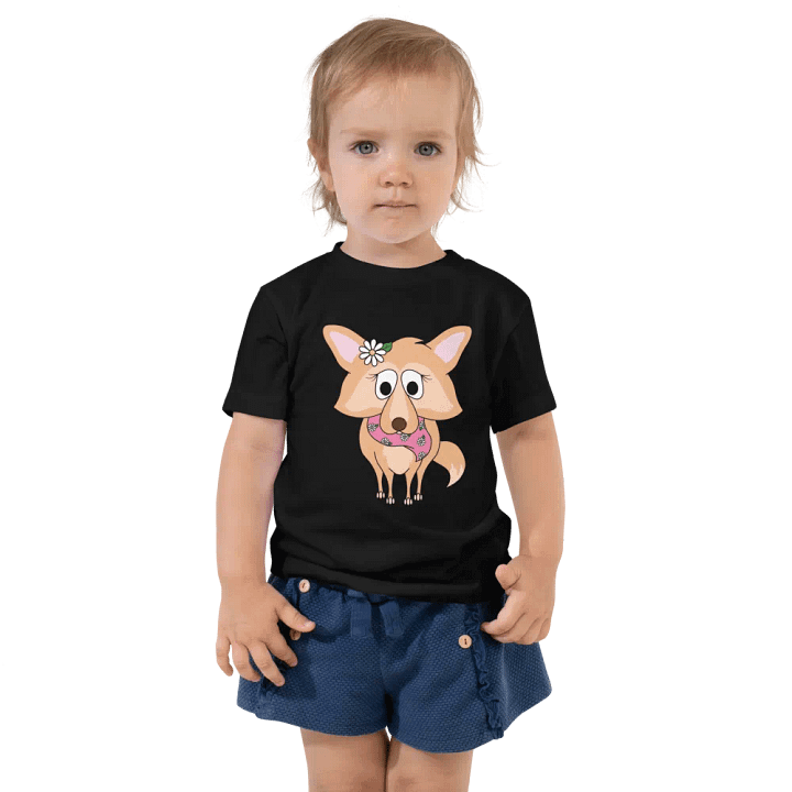 Floral Pup Toddler Tee product image (1)