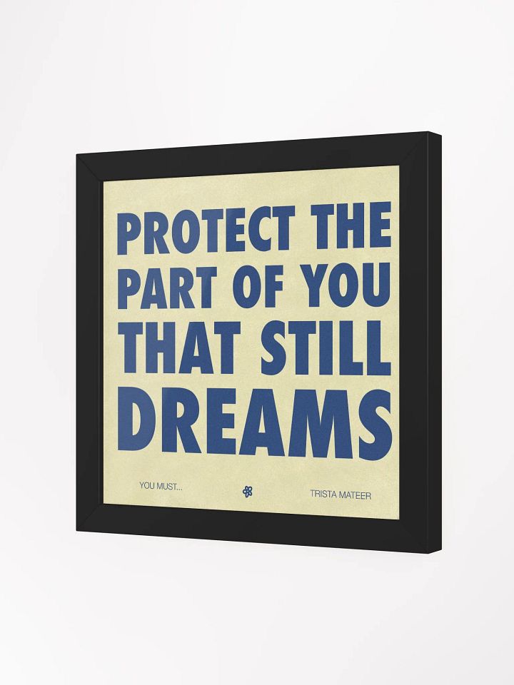 You Must 1 - Framed Art Print product image (2)