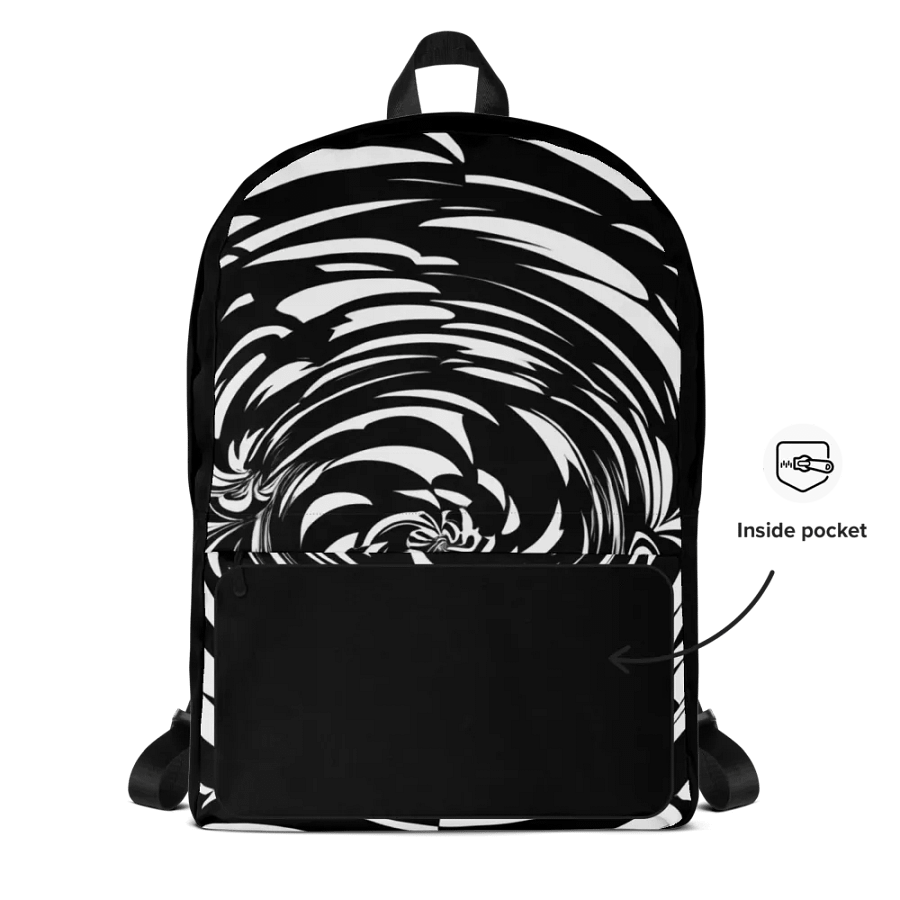 Swirl Motion All-Over Print Backpack product image (8)