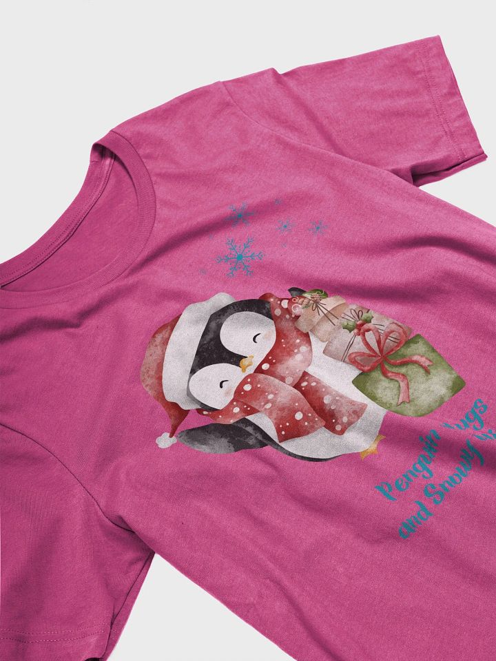 Festive Penguin Holiday T-Shirt product image (2)
