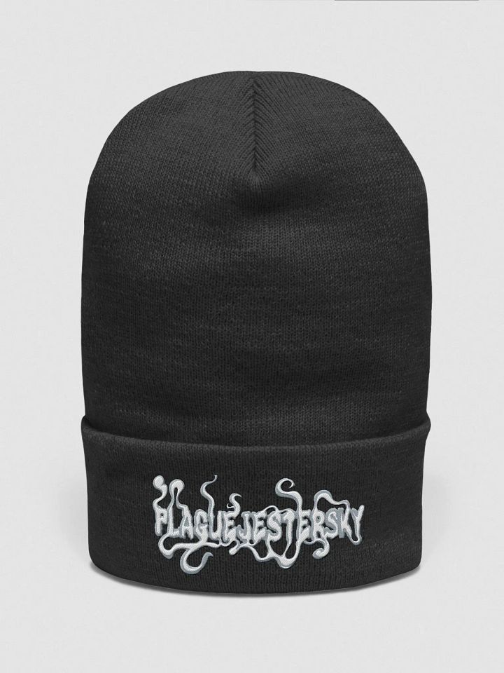 PLAGUEJESTERSKY SMOKE LOGO BEANIE product image (1)