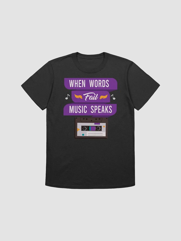 Music Speaks Unisex Graphic Tee product image (1)