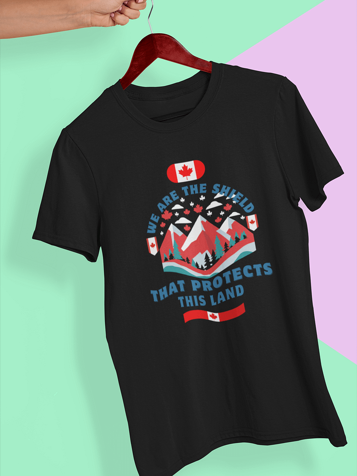 Canadian Pride Shield T-Shirt product image (11)