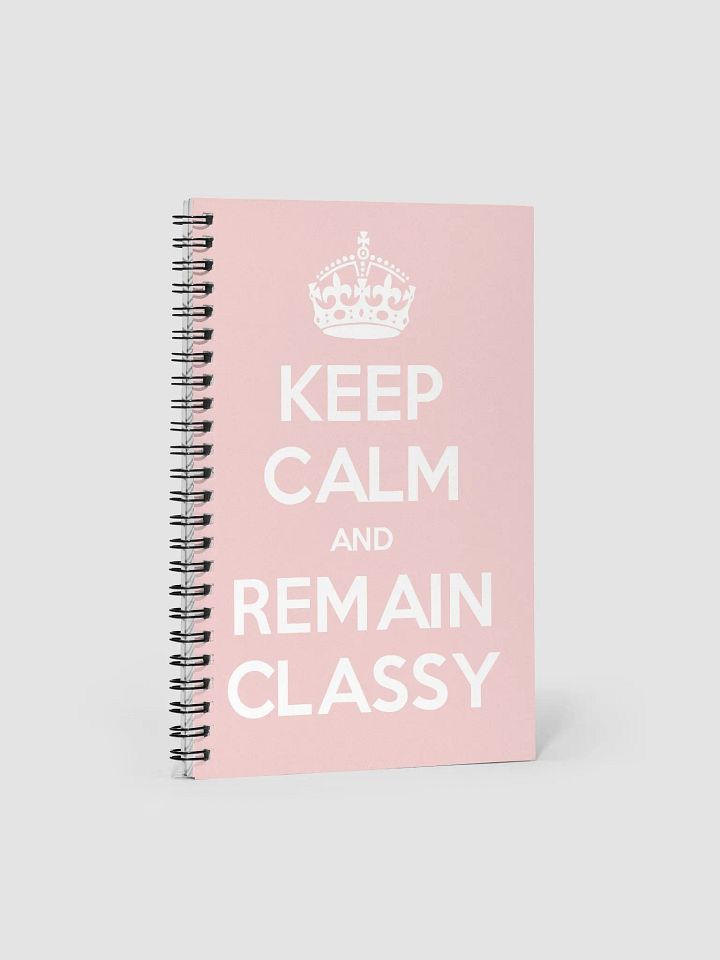 Keep Calm Notebook in Pink product image (1)