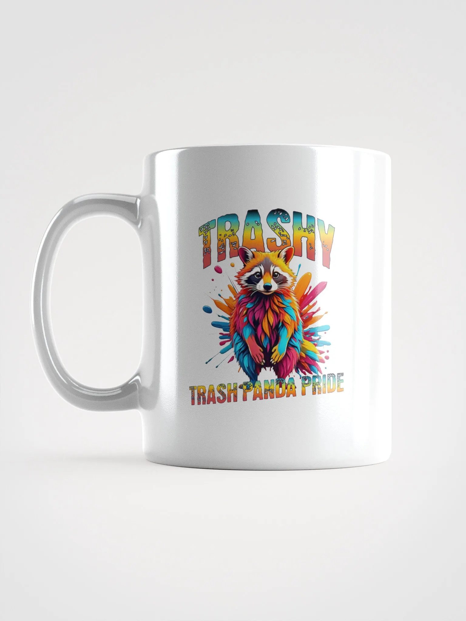 Trashy Trash Panda Pride Raccoon Pride Mug product image (1)