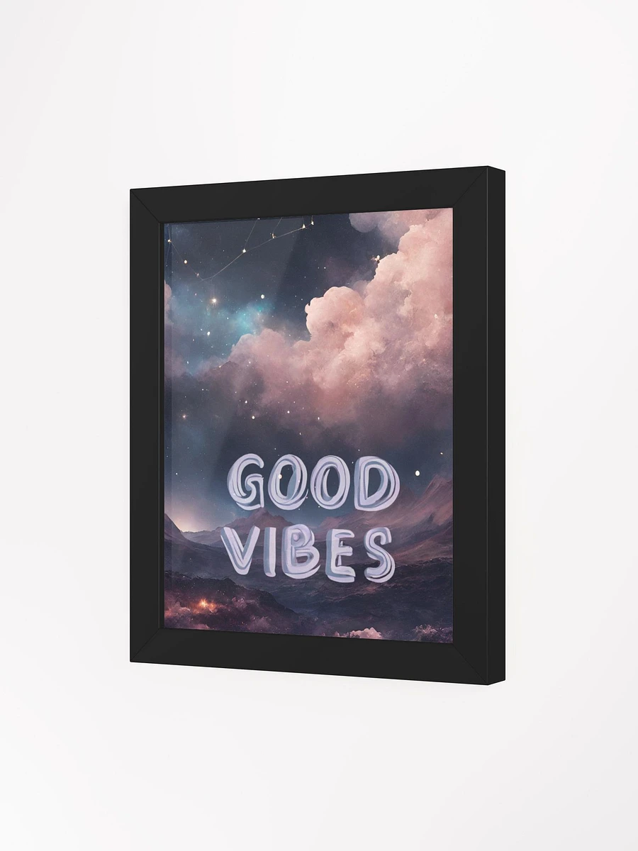 Good Vibes Framed Print (Night) product image (3)