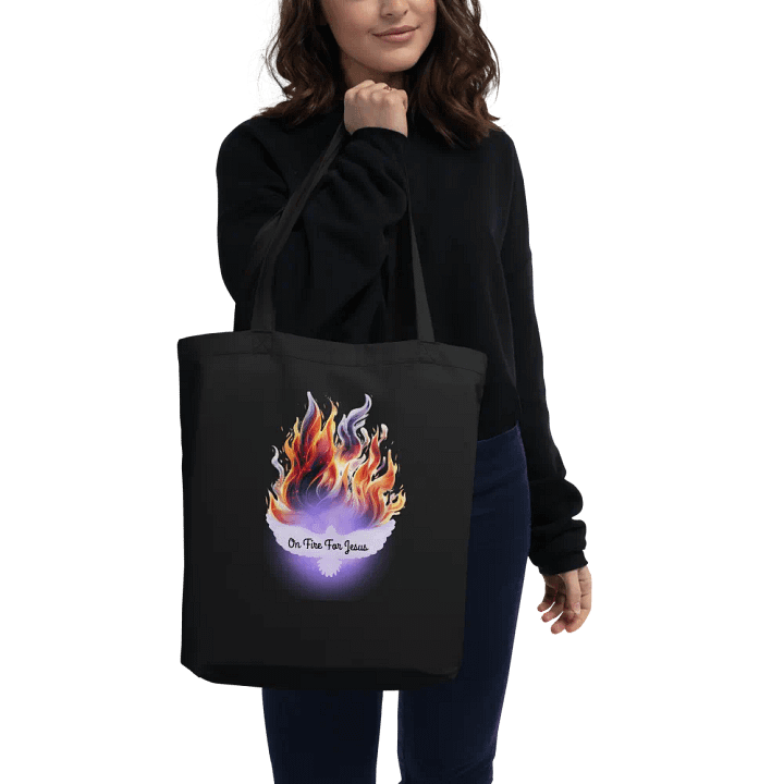 On Fire For Jesus tote bag product image (2)