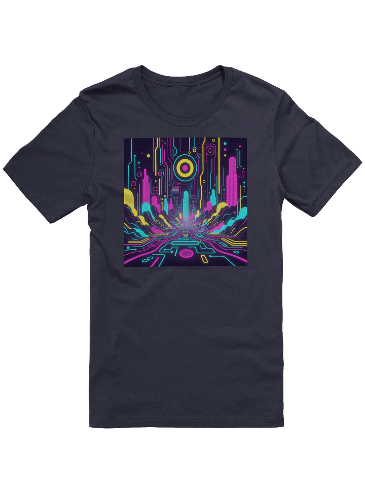 Neon Cityscape T-Shirt product image (3)