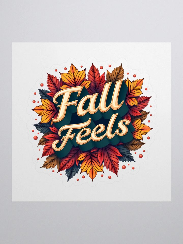Autumn Vibes Kiss Cut Sticker product image (1)