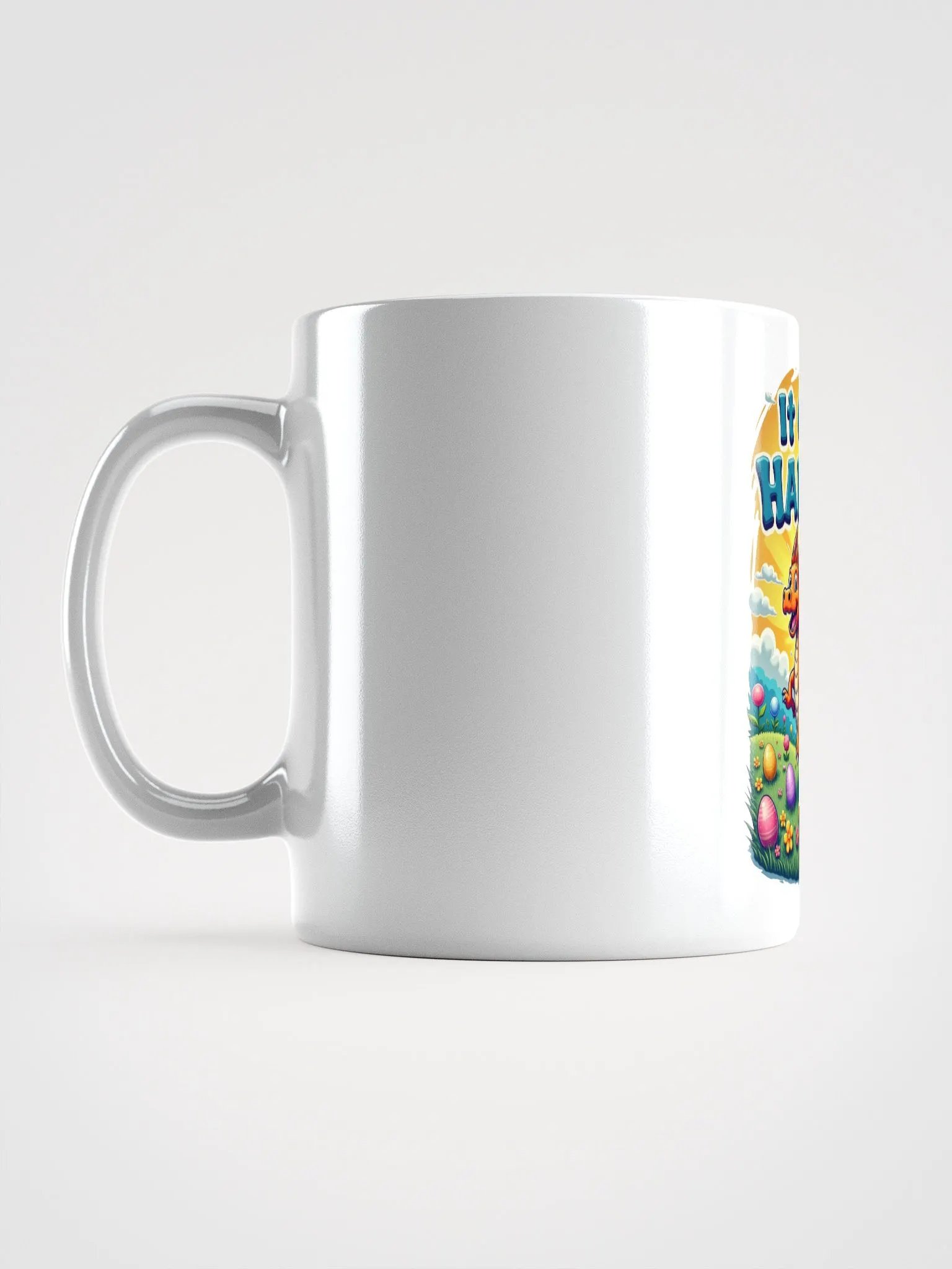 It Could Happen Easter Dragon White Glossy Mug product image (16)
