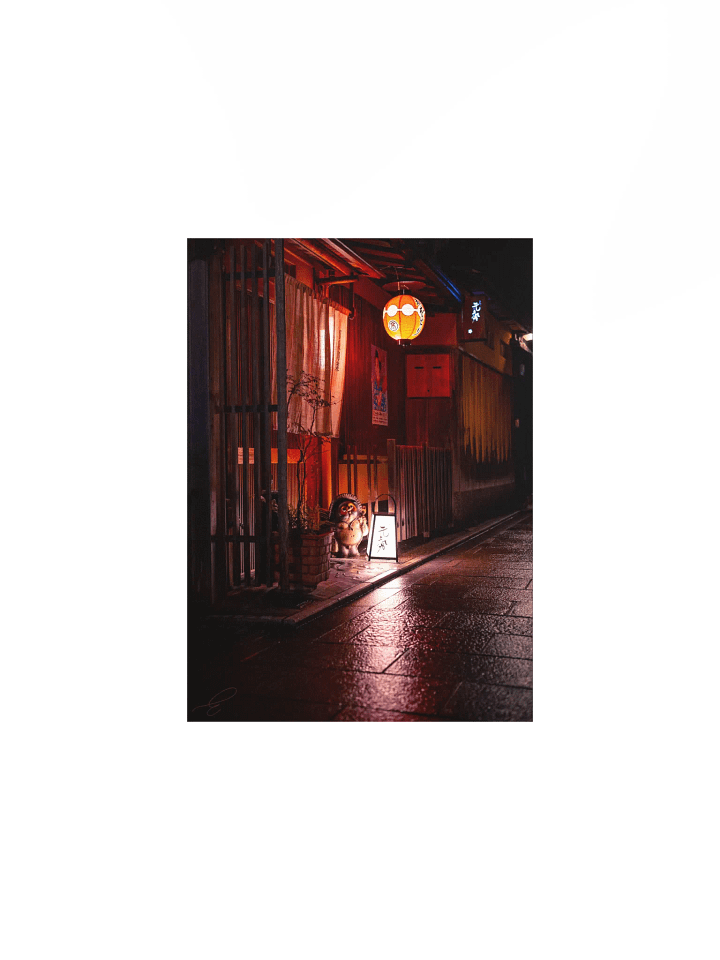 Little Tanuki - Japan - Fine Art Print Poster product image (2)