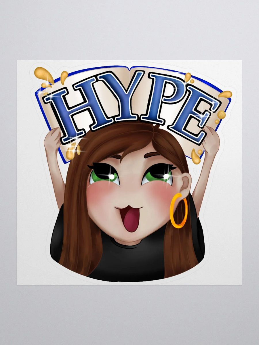 LitGirl Hype Emote Sticker product image (3)
