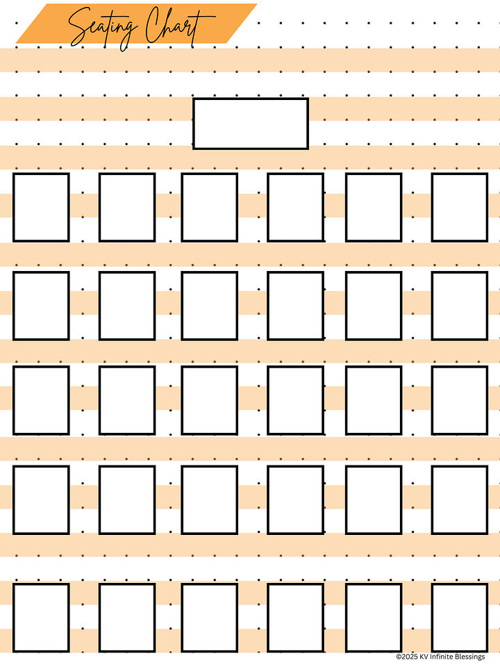 Teacher Seating Chart Organizer | Digital & Printable Bullet Journal product image (2)