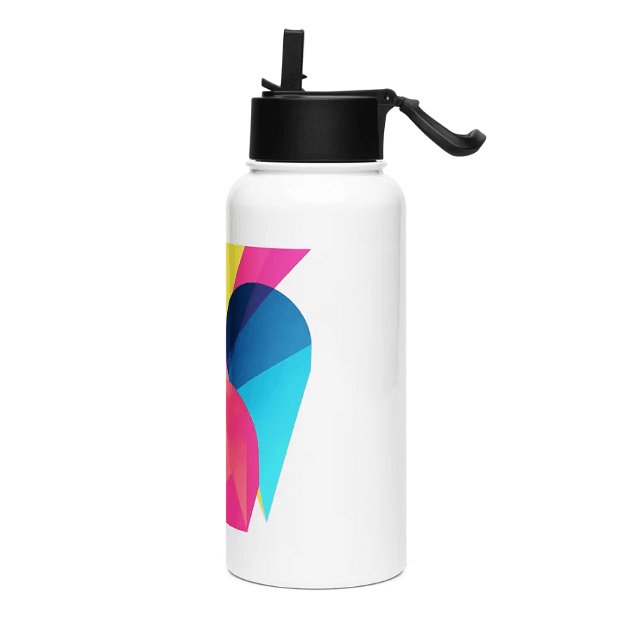 Electric Dynamics Stainless Steel Water Bottle with a Straw Lid product image (3)