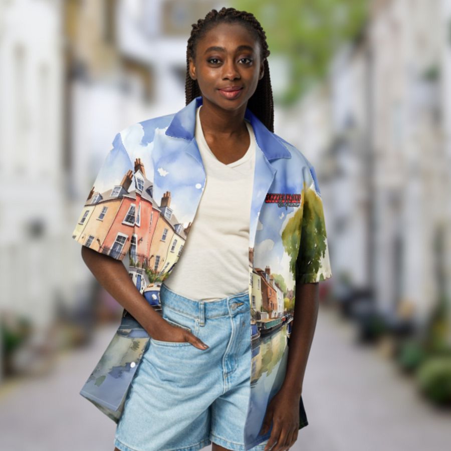 Little Italy - England - All Over Print - Watercolor - Hawaiian Shirt product image (6)